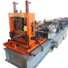 automatic aggravated c z section steel purlin cold roll forming machine c purlin rolling machinery c profile channel